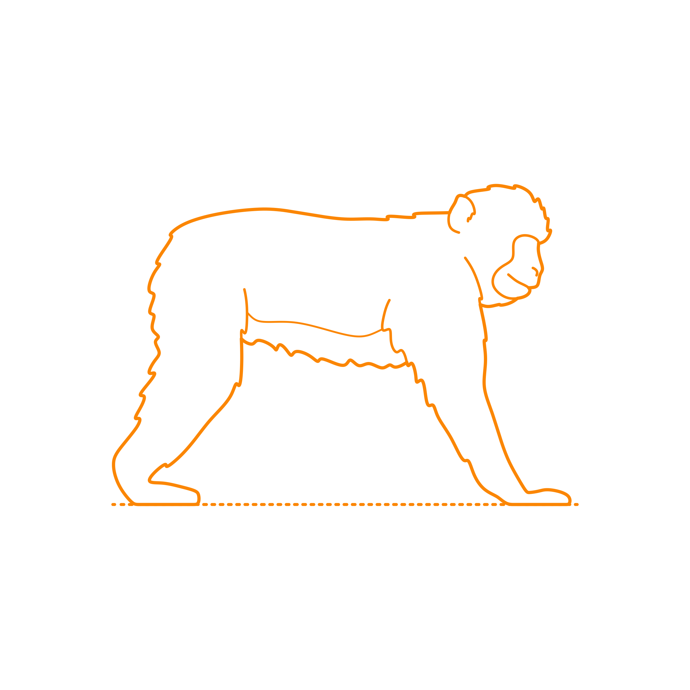 Animals Old World Monkeys Barbary Macaque Silhouette Cutting Svg Files Free Vectors